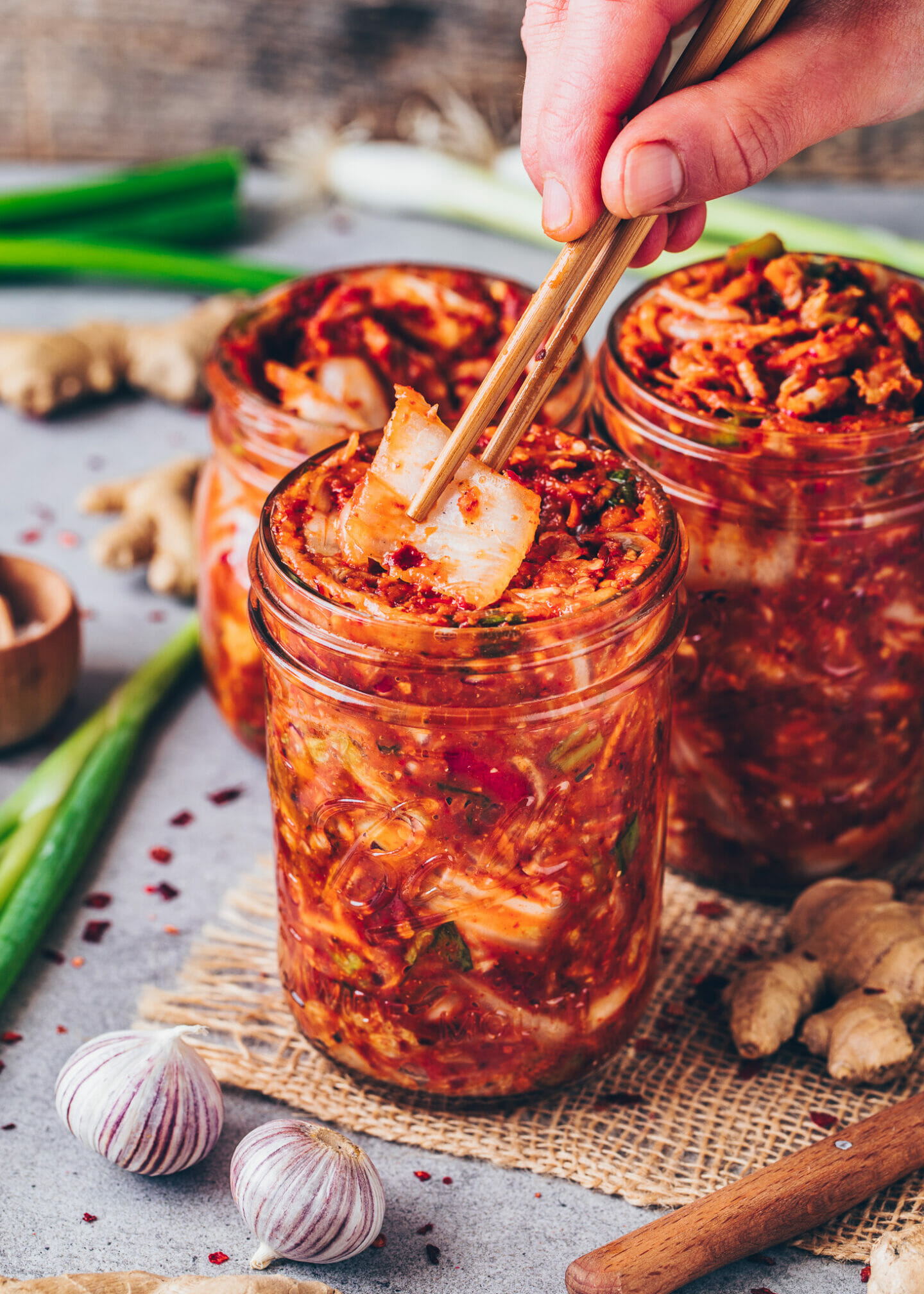 Kimchi - celebra salată fermentată coreeană - Produse bio naturale